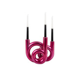 Present Time - Kandelaar Rings Medium - Metallic dark pink
