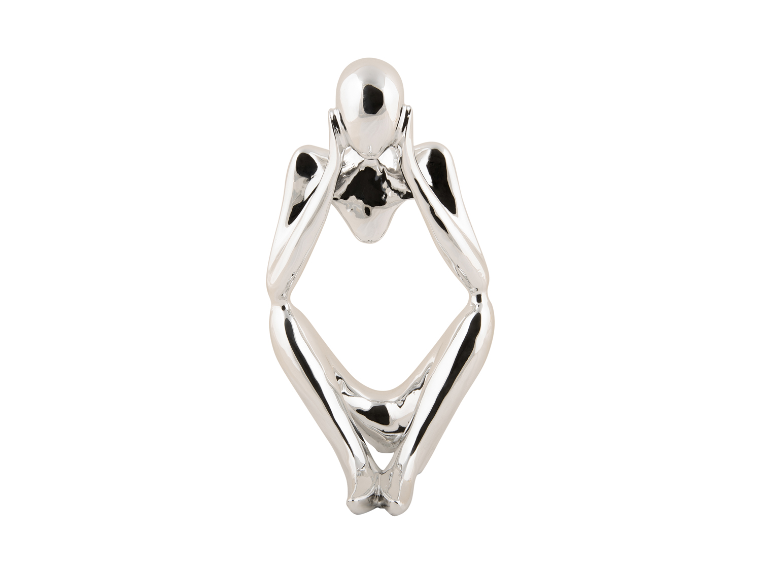 Present Time - Beeld Imagine - Chrome plated