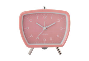 Karlsson - Wekker Candy Circus Retro - Flamingo pink
