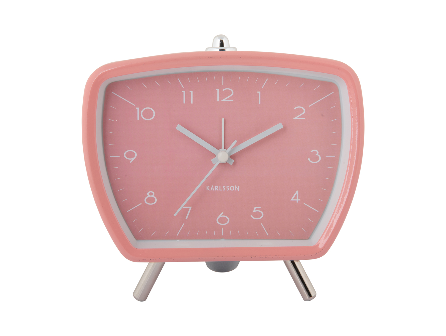 Karlsson - Wekker Candy Circus Retro - Flamingo pink