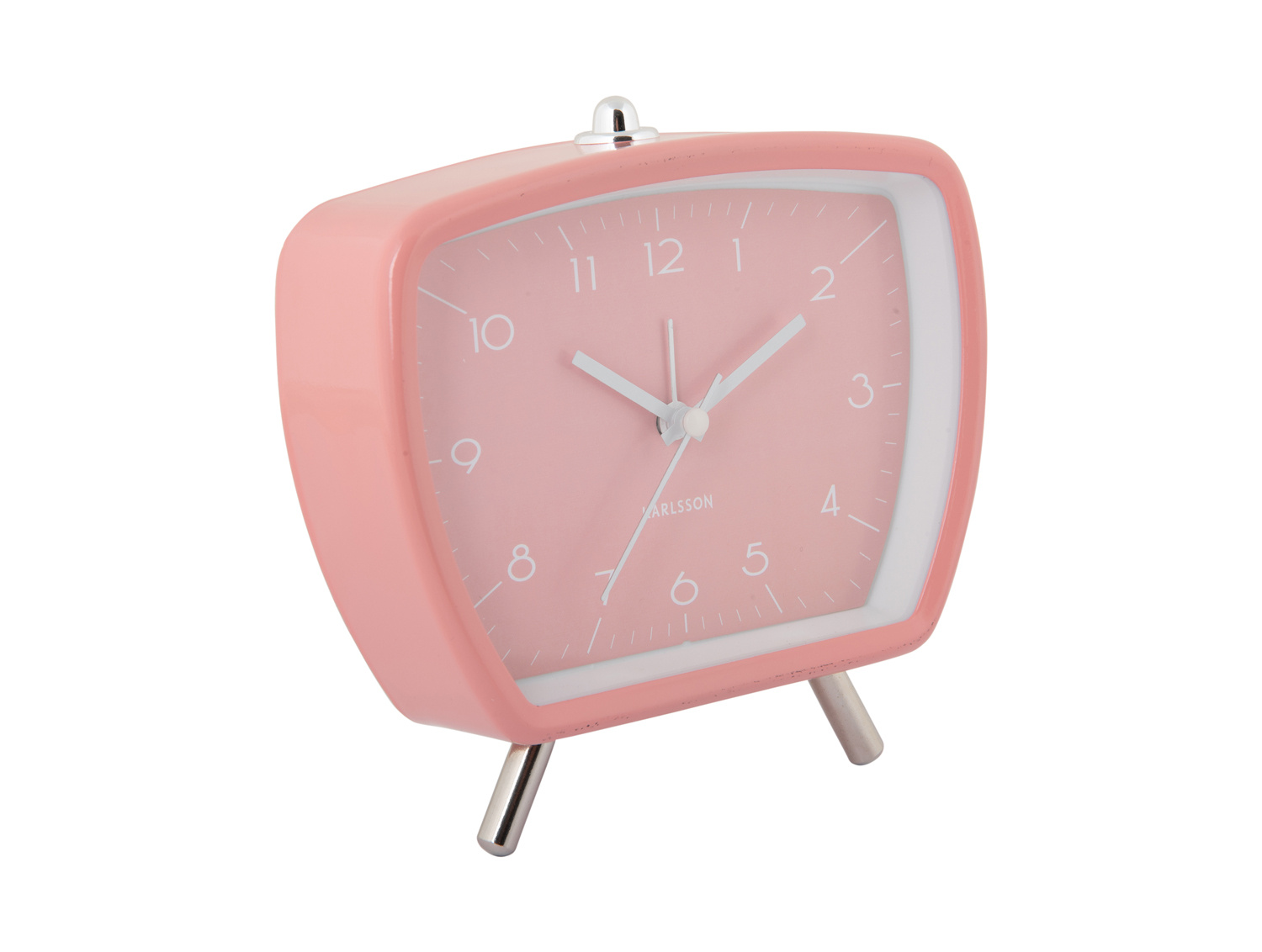 Karlsson - Wekker Candy Circus Retro - Flamingo pink
