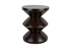 Leitmotiv - Bijzettafel Totem - Donker hout