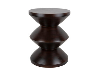 Leitmotiv - Bijzettafel Totem - Donker hout