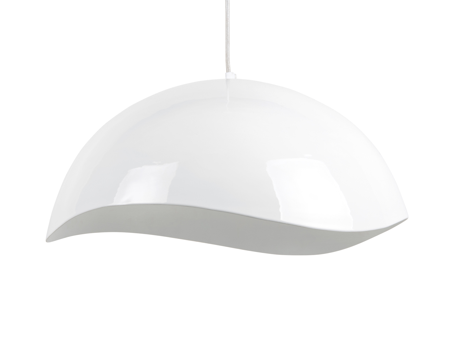 Leitmotiv - Hanglamp Waved Large - Wit