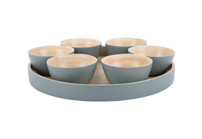 Present Time - Snack Dienblad Puro Rond - Jungle groen