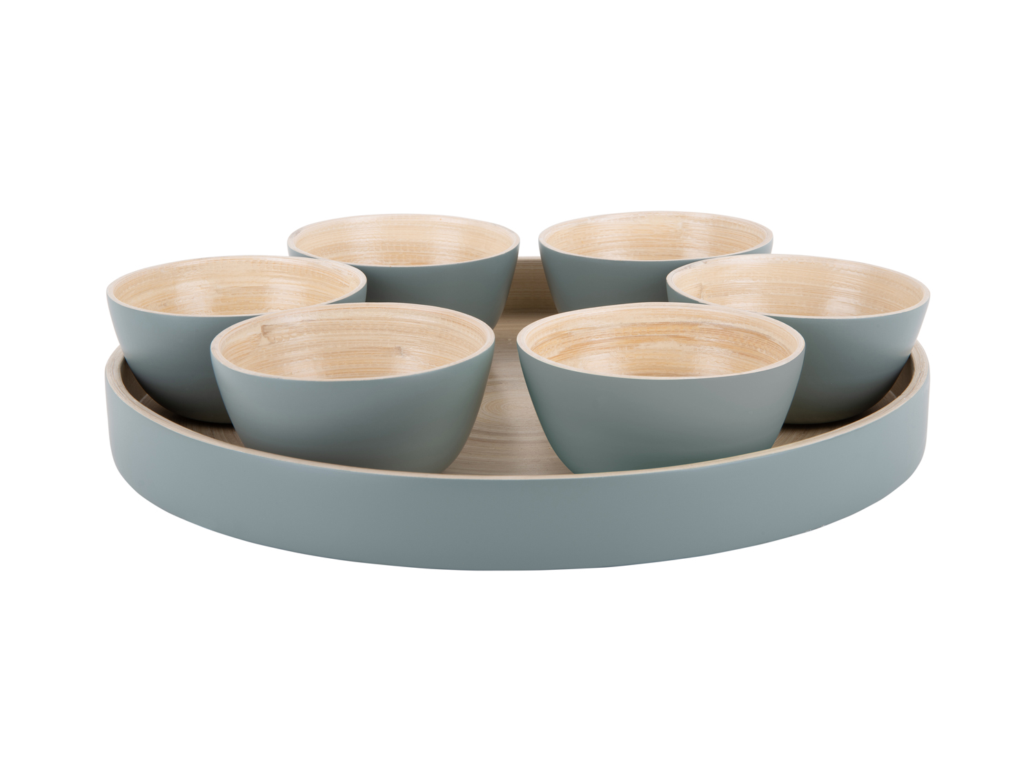 Present Time - Snack Dienblad Puro Rond - Jungle groen