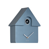Karlsson - Wandklok Modern Cuckoo Metallic - Metallic dark blue