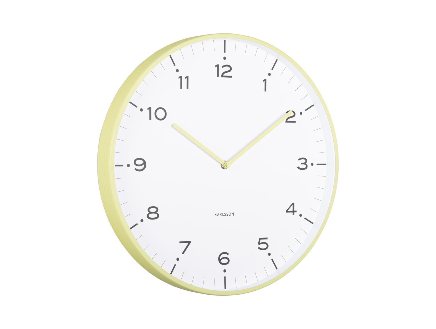 Karlsson - Wandklok Circus Rings - Matcha green- Ø40cm