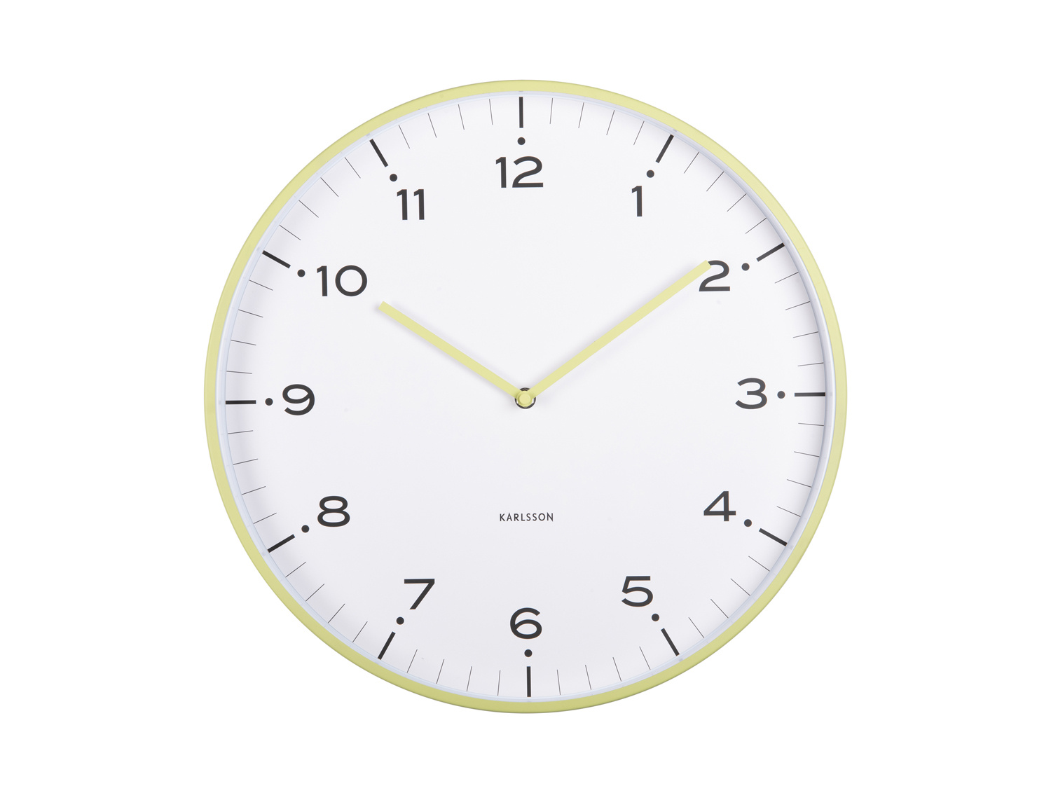 Karlsson - Wandklok Circus Rings - Matcha green- Ø40cm