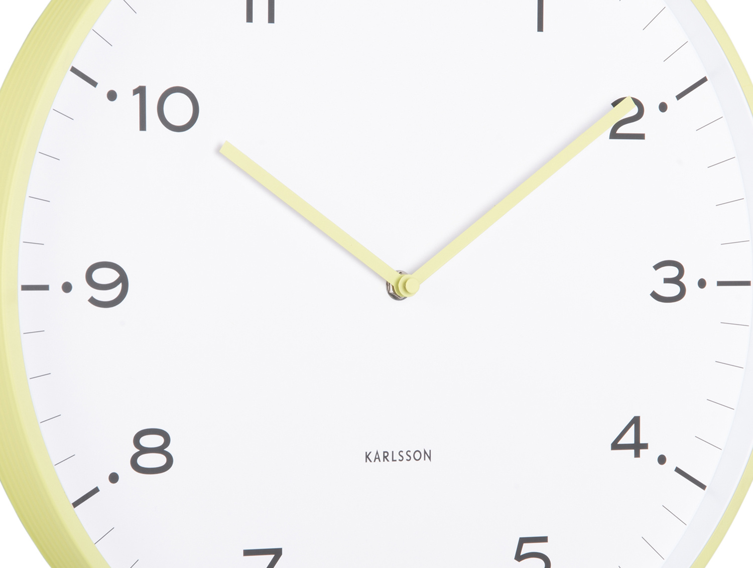 Karlsson - Wandklok Circus Rings - Matcha green- Ø40cm