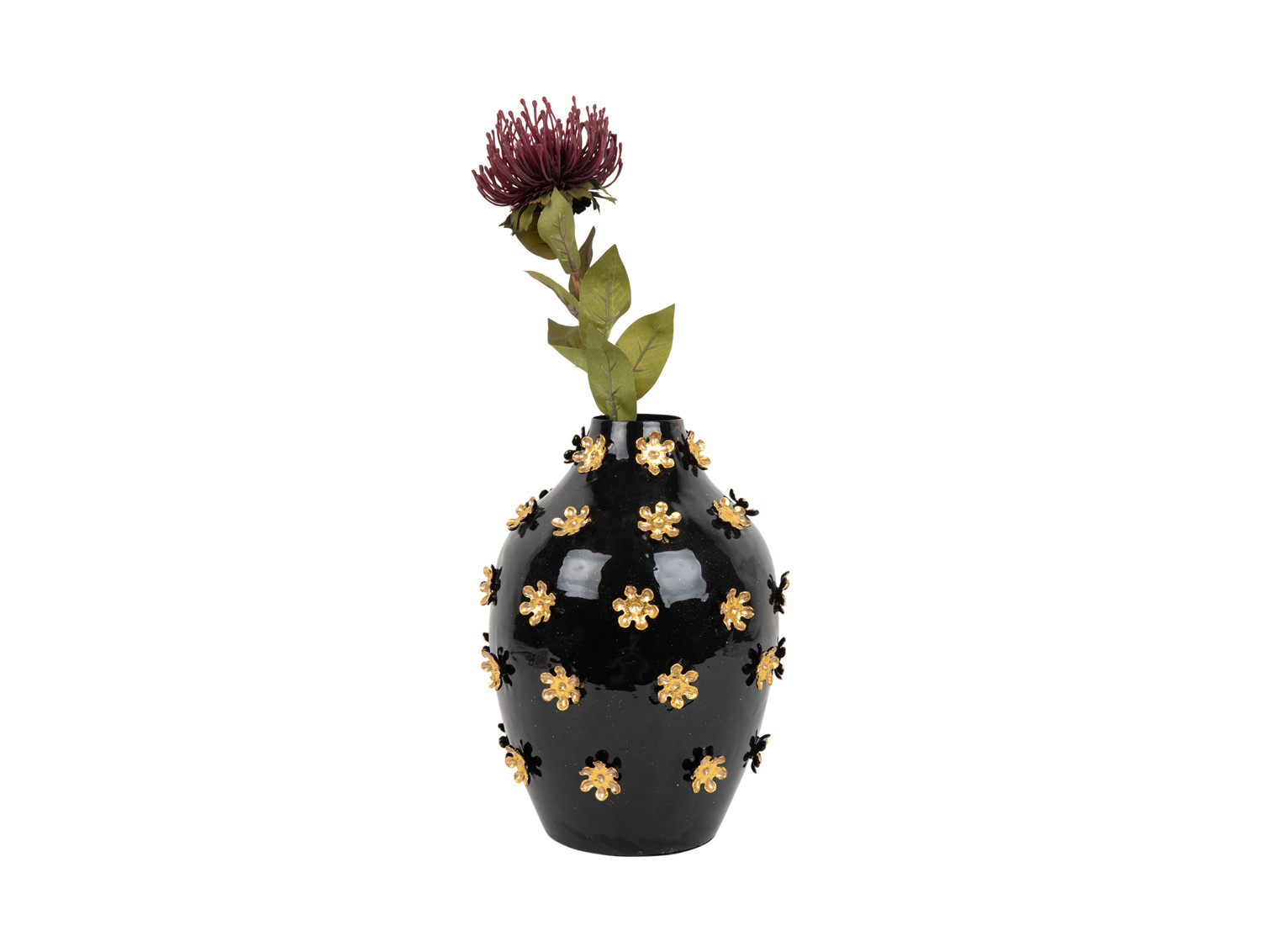 Present Time - Vaas Golden Flowers - Zwart