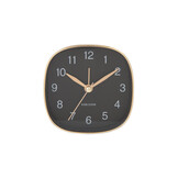 Karlsson - Wekker Travel Vierkant - Zwart