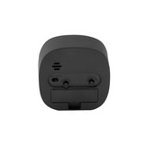 Karlsson - Wekker Travel Vierkant - Zwart