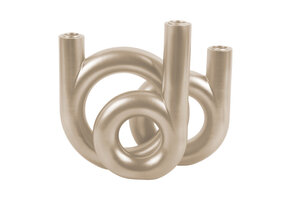 Present Time - Kandelaar Rings Medium - Metallic gold