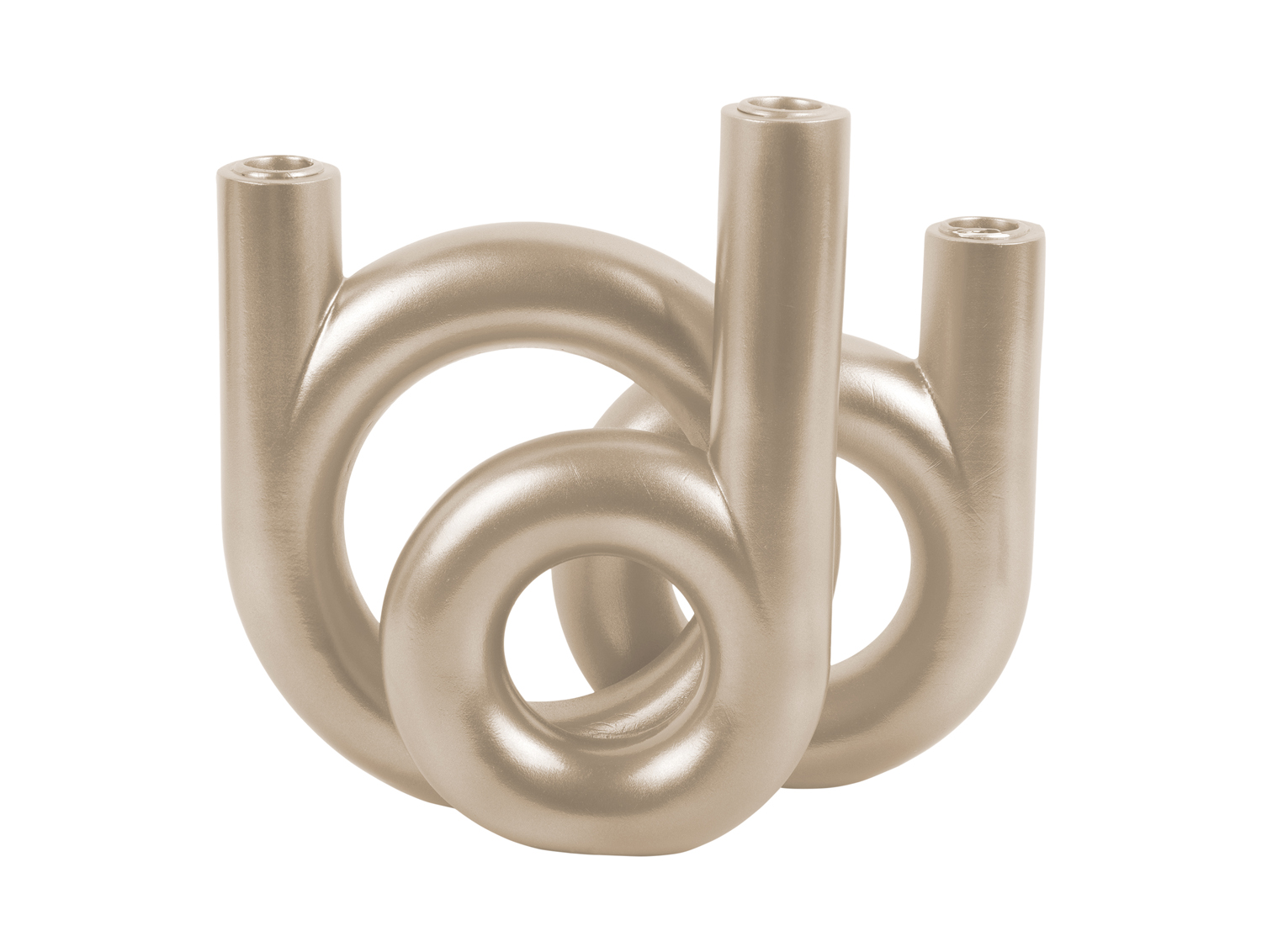 Present Time - Kandelaar Rings Medium - Metallic gold