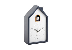 Karlsson - Wekker Modern Cuckoo - Donkerblauw