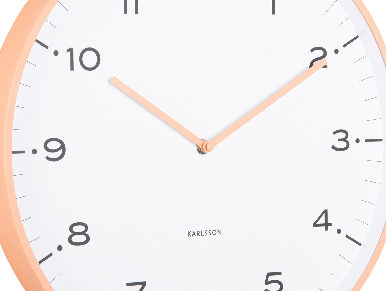 Karlsson - Wandklok Circus Rings - Peach orange- Ø40cm