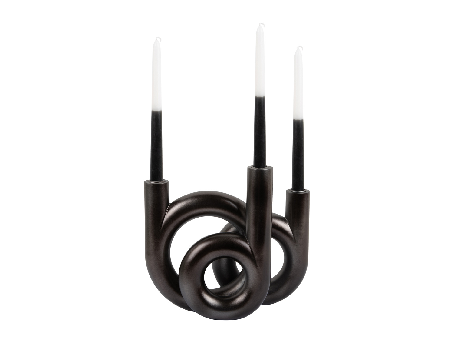 Present Time - Kandelaar Rings Medium - Metallic dark grey