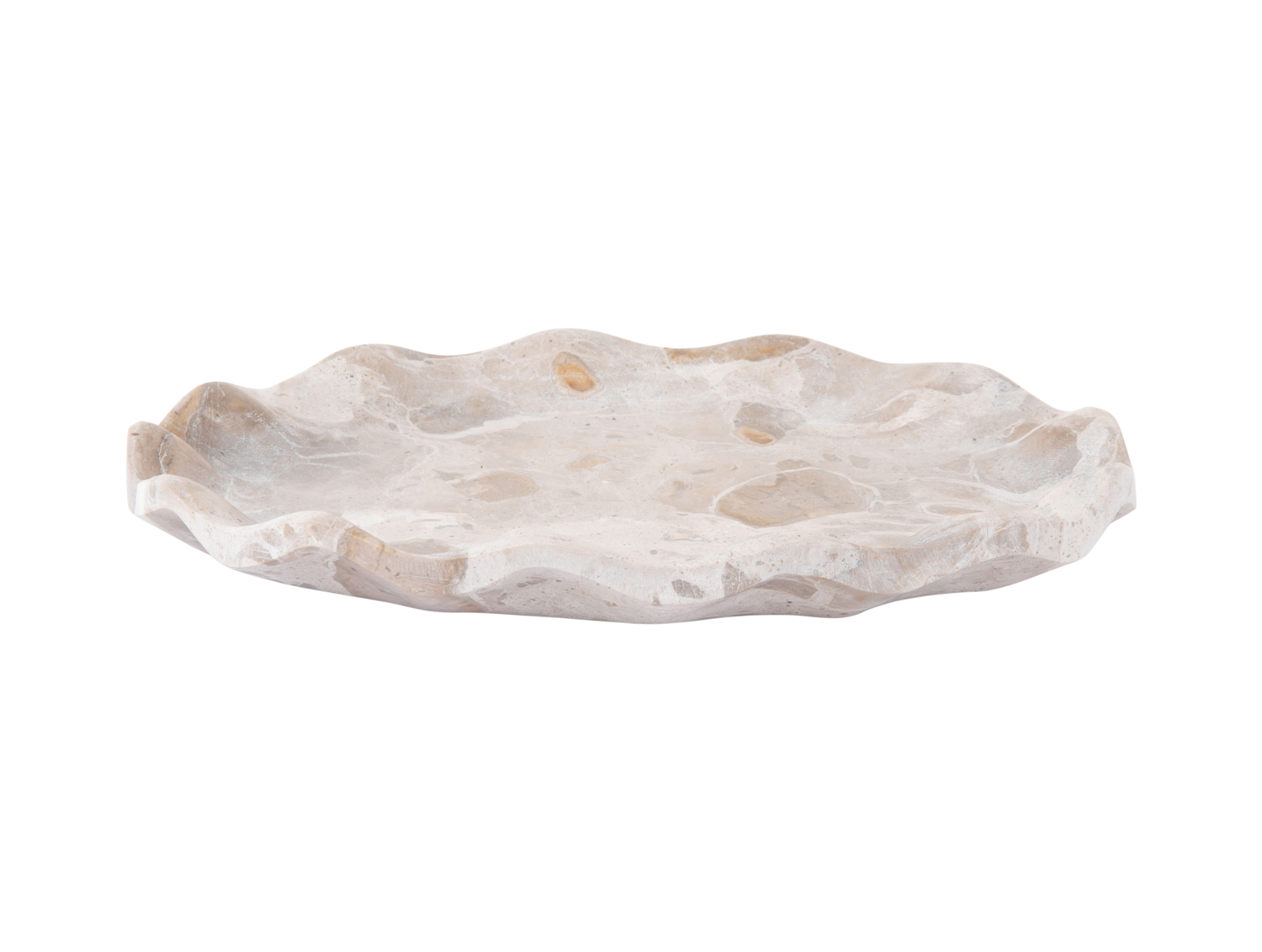 Present Time - Dienblad Waved Oval Small - Bruin