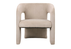 Leitmotiv - Fauteuil Vigor - Warmgrijs