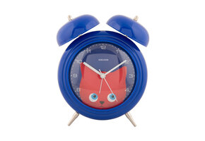 Karlsson - Wekker Peekaboo Cat - Donkerblauw