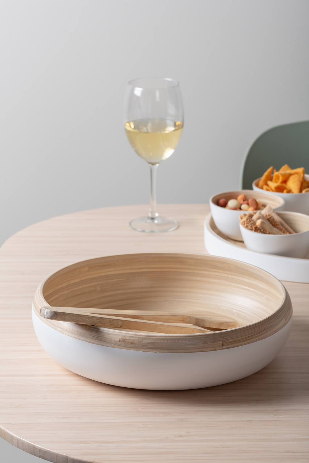 Present Time - Saladeschaal Puro Sphere - Wit