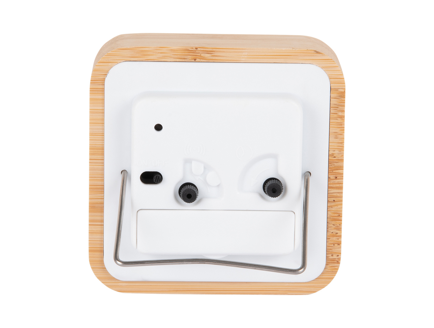 Karlsson - Wekker Neat Vierkant - Zwart