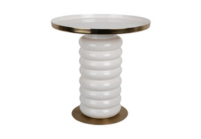 Leitmotiv - Bijzettafel Ruby - Wit