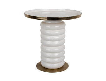 Leitmotiv - Bijzettafel Ruby - Wit