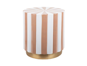 Leitmotiv - Kruk Candy Swirl - Soft brown & white