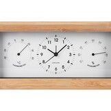 Karlsson - Wekker Neat Rectangle - Wit