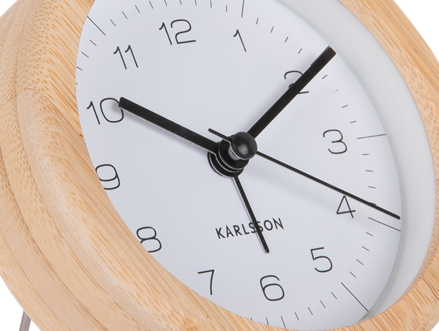 Karlsson - Wekker Neat Rond - Wit
