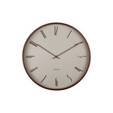 Karlsson - Wandklok Scandia - Warmgrijs- Ø40cm