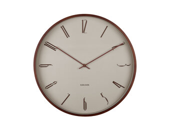 Karlsson - Wandklok Scandia - Warmgrijs- Ø40cm