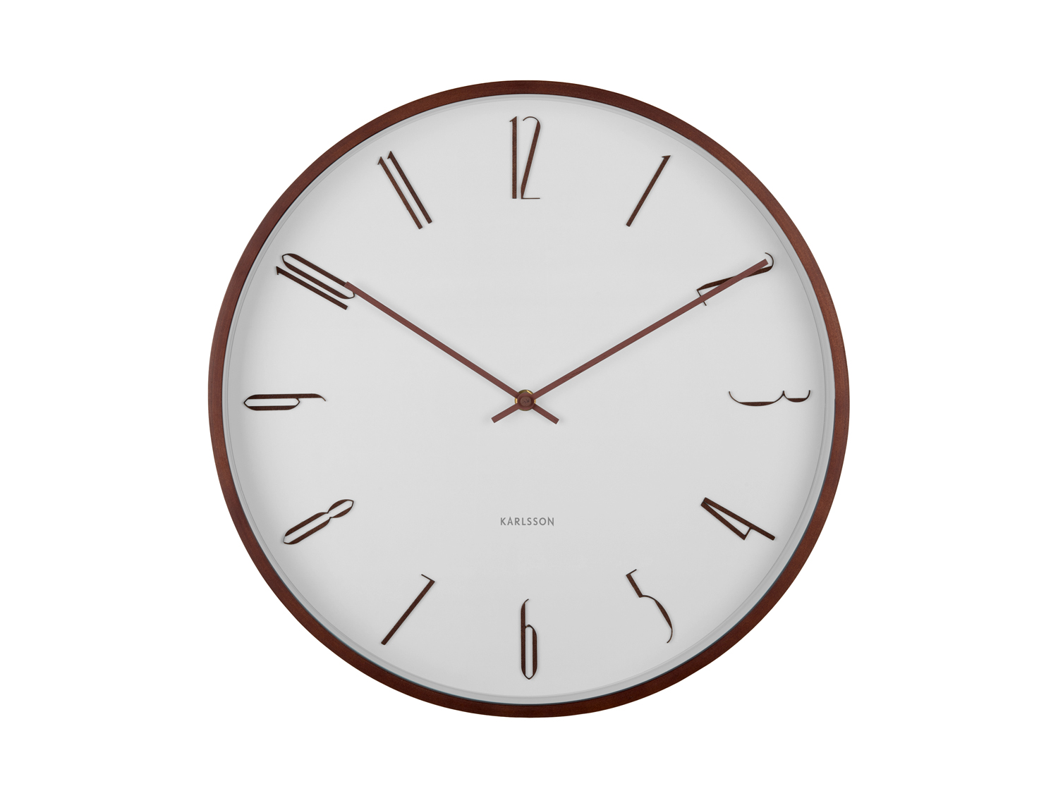 Karlsson - Wandklok Scandia - Wit- Ø40cm