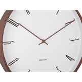 Karlsson - Wandklok Scandia - Wit- Ø40cm