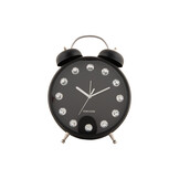 Karlsson - Wekker Glam Diamonds XL - Zwart