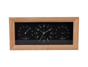 Karlsson - Wekker Neat Rectangle - Zwart