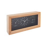 Karlsson - Wekker Neat Rectangle - Zwart