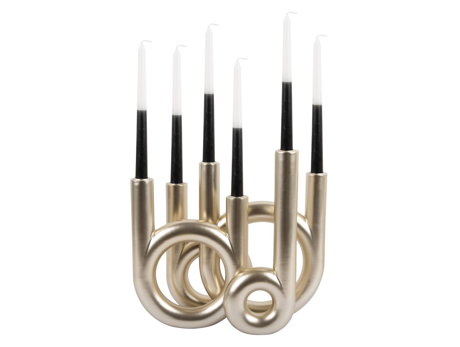 Present Time - Kandelaar Rings Large - Metallic gold