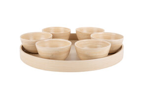 Present Time - Snack Dienblad Puro Rond - Naturel