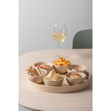 Present Time - Snack Dienblad Puro Rond - Naturel