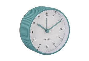 Karlsson - Wekker Circus Rings - Turquoise blue