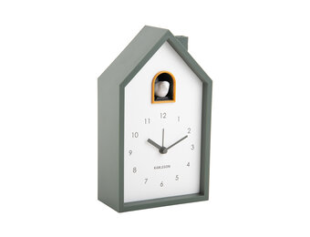 Karlsson - Wekker Modern Cuckoo - Jungle groen