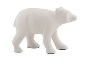 Present Time - Beeld Beer - Wit