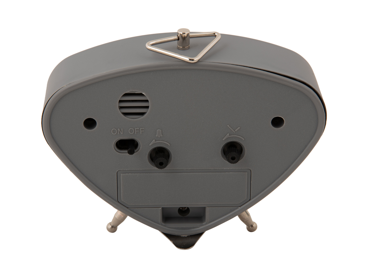 Karlsson - Wekker Triangle - Muisgrijs