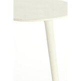 Light & Living - Bijzettafel LINOS - 53x30x48cm - Wit