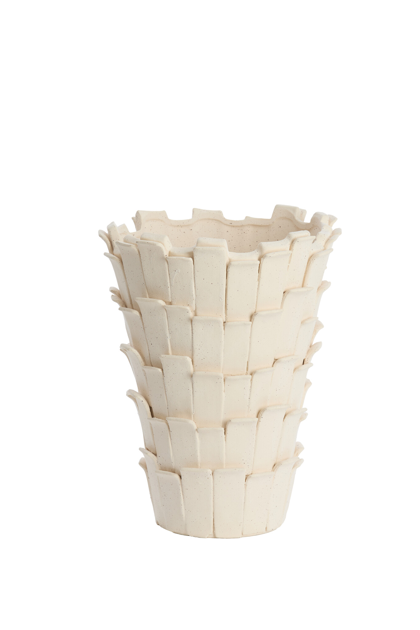 Light & Living - Vaas BANYA - 27.5x27x35cm - Wit