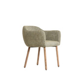 Light & Living - Eetkamerstoel BLAINE - 56x62.5x76.5cm - Groen - Set van 2