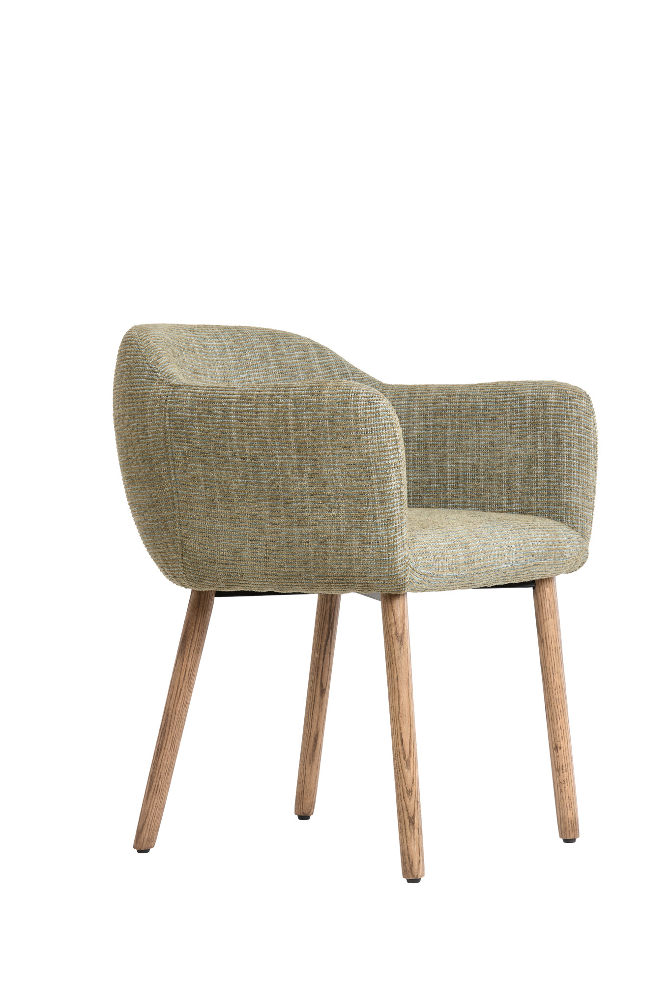 Light & Living - Eetkamerstoel BLAINE - 56x62.5x76.5cm - Groen - Set van 2